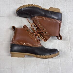 L.L. Bean Womens 6 BM Bean Boot Waterproof Classic Duck 6" Hiking Outdoors
